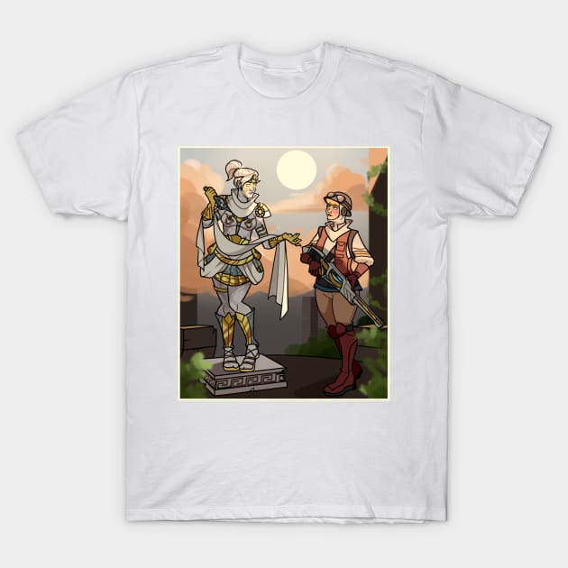 Apex Legends Wattson and Wraith T-Shirt by gaypompeii